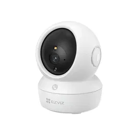 EZVIZ Caméra intérieure H6c 2K - Rotation 340° - Détection IA - Vision nocturne couleur - Appel bidirectionnel - Surveillance optimale