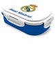 Hot Wheels Boîte à sandwich rectangulaire Real Madrid avec couverts et compartiments, en plastique