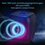 Medion Enceinte Compacte 50W RMS Noir avec Anneau LED
