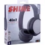 Casque Bluetooth T'nB Shine 3 Noir - 4 en 1 : Sans fil, Filaire, Lecteur de carte SD et Radio FM - Autonomie 8h - Pliable