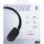 Casque Bluetooth T'nB Shine 3 Noir - 4 en 1 : Sans fil, Filaire, Lecteur de carte SD et Radio FM - Autonomie 8h - Pliable