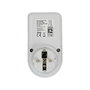 Esperanza Prise avec moniteur de consommation électrique ELA102 Blanc 3680 W