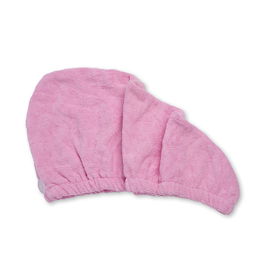 Idc Institute Turban Cheveux Séchage Rapide Rose 1 u