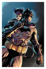 Sideshow Collectibles DC Comics Impression Art Print Batman & Catwoman 61 x 41 cm - non encadrée