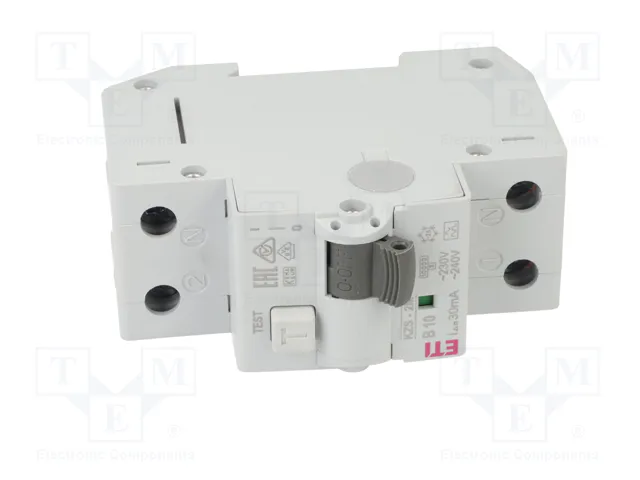 ETI POLAM Interrupteur différentiel 10A 30mA 2 pôles Type A ETI POLAM Interrupteur différentiel 10A 30mA 2 pôles Type A