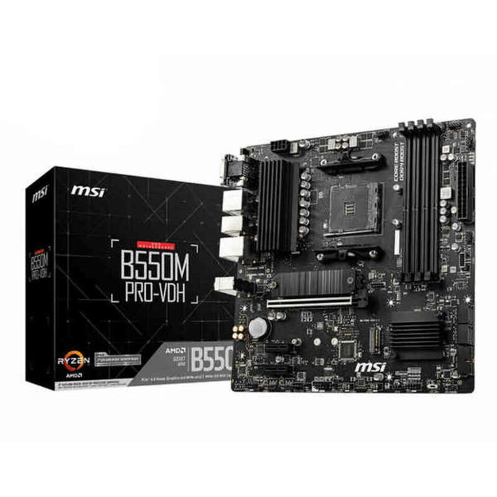 MSI B550M PRO-VDH Micro ATX AMD AM4