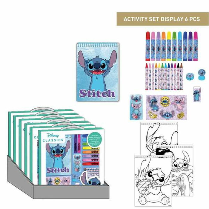 Crayons Stitch Bleu