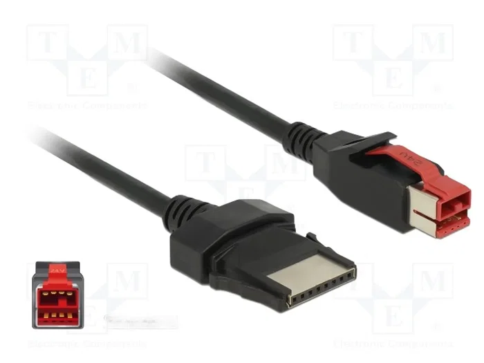 DELOCK Câble d'alimentation USB 8pin vers PoweredUSB 1m DELOCK Câble d'alimentation USB 8pin vers PoweredUSB 1m