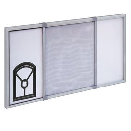 Irs Mosquitera extensible con gatera, blanche, 2 pièces 70 x 50 cm