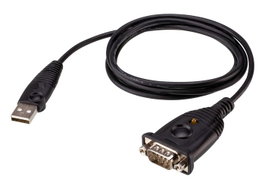 Aten Convertisseur USB vers RS-232 UC232AF avec Chipset FTDI pour Port Série DB9 - Compatible Windows, Mac, Linux