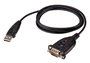 Aten Convertisseur USB vers RS-232 UC232AF avec Chipset FTDI pour Port Série DB9 - Compatible Windows, Mac, Linux