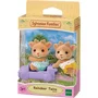Sylvanian Families 5693 Les jumeaux Renne - Coffret de 2 figurines bébé avec locomotive - Jeu d'imagination