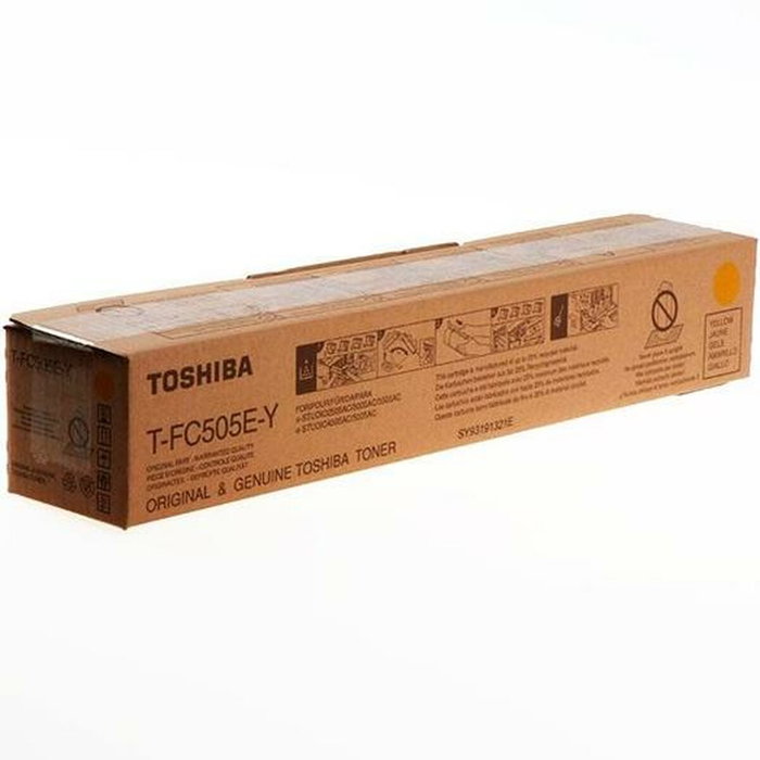 Toshiba T-FC505EY Cartouche Toner Jaune pour imprimante ~33.600 pages (6AJ00000147) Toshiba T-FC505EY Cartouche Toner Jaune pour imprimante ~33.600 pages (6AJ00000147)