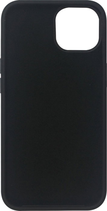 eSTUFF Coque silicone iPhone 14 INFINITE RIGA - Noir - 93% matière recyclée - Protection chute 1.2 m - Doublure microfibre