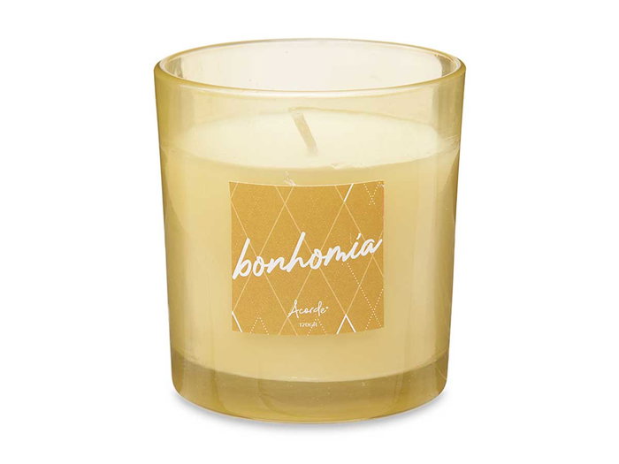 Acorde Bougie en Verre Ambre 120g 7x8x7 cm Jaune Cire (Set de 12) Acorde Bougie en Verre Ambre 120g 7x8x7 cm Jaune Cire (Set de 12)