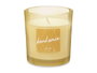 Acorde Bougie en Verre Ambre 120g 7x8x7 cm Jaune Cire (Set de 12)