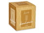 Acorde Bougie en Verre Ambre 120g 7x8x7 cm Jaune Cire (Set de 12)