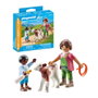 PLAYMOBIL Fermière avec Veau Duo Pack 71803