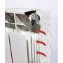 Burcasa Panneau réfléchissant pour radiateur 0,7 x 1 m x 5 mm blanc