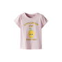 T shirt à manches courtes Enfant Name It Nmfvibeke Capsl Ballerina Rose
