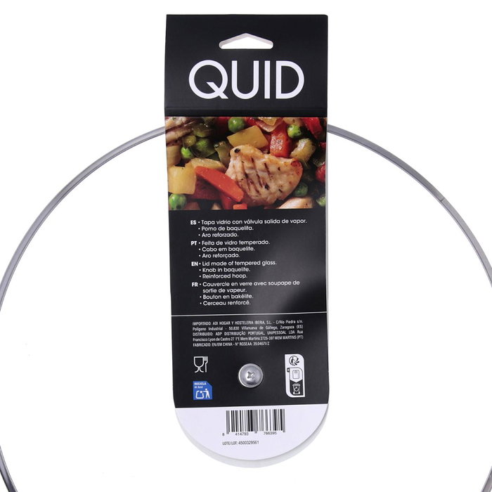 Tapa Vidrio Renova Quid 32 cm