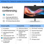 HP HP Series 7 Pro 727pm Écran de conférence 27 pouces 4K Argent/Noir