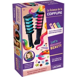 Lisciani Giochi I'm A Genius La Science des Coiffures - Coffret créatif