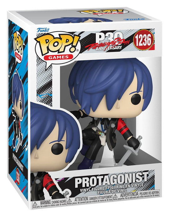 Funko Persona 3 POP! Games Figurine Vinyle Male Protagonist (Makoto)