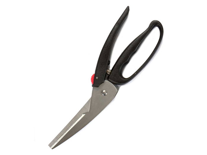 Kinvara Ciseaux à ressort 24.5 x 8.5 cm Noir Plastique et Acier (Set de 36)