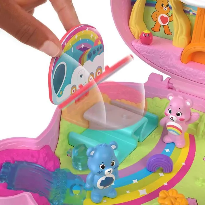 Mattel Polly Pocket Cofre Osos Amorosos avec poupée Polly et 3 figurines miniatures, jouet pour enfants dès 4 ans, Jcc14
