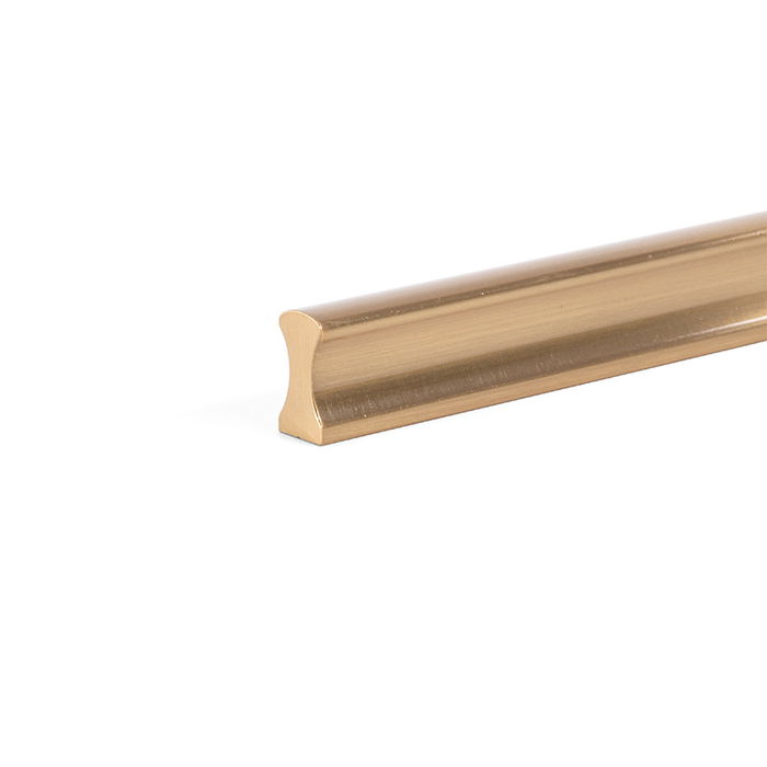 Herrajes Alk Tirador Aluminio Yokono Laiton Satinado Distancia 384 Herrajes Alk Tirador Aluminio Yokono Laiton Satinado Distancia 384