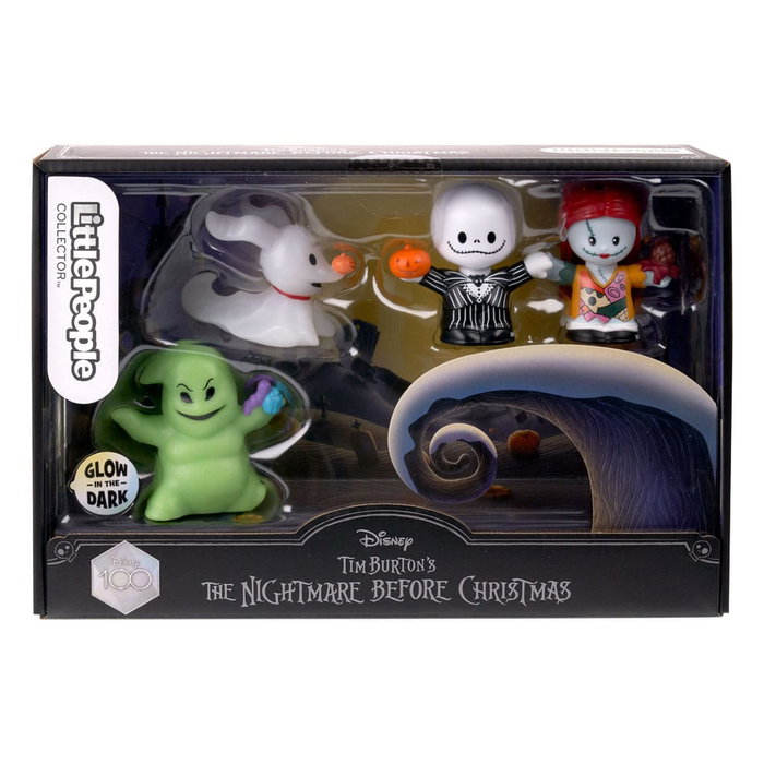 L'Étrange Noël de monsieur Jack pack 4 minifigurines Fisher-Price Little People Collector 7 cm L'Étrange Noël de monsieur Jack pack 4 minifigurines Fisher-Price Little People Collector 7 cm