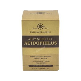 Solgar 40 Plus Acidophilus Avanzado 60 gélules végétales