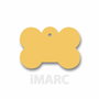 Plaque d'identification pour collier Imarc Bone Jaune