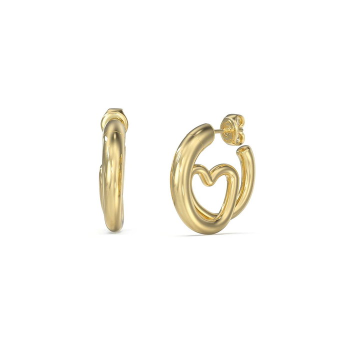 Guess JUBE05529JWYGT-U Boucles d'oreilles dorées en acier inoxydable Guess JUBE05529JWYGT-U Boucles d'oreilles dorées en acier inoxydable
