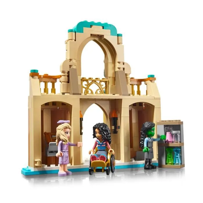 Lego Wicked 75681 Glinda, Elphaba et Nessarose à l'Université de Shiz - Jeu de construction pour enfants 7 ans et plus - Jouet de film avec mini-poupées