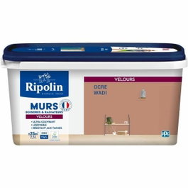 Ripolin Déco murs boiseries & radiateurs ocre wadi velours - 2,5 L