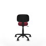 PIQUERAS Y CRESPO Chaise de bureau Llanos Grenat sans accoudoirs