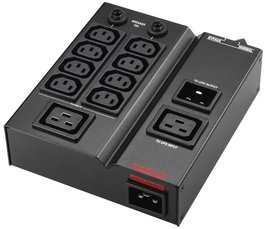 PowerWalker MBS/PDU Commutateur de Bypass de Maintenance et Unité de Distribution d'Alimentation 1-3 kVA, 16 A, 208-240 V, Noir