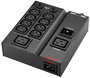 PowerWalker MBS/PDU Commutateur de Bypass de Maintenance et Unité de Distribution d'Alimentation 1-3 kVA, 16 A, 208-240 V, Noir