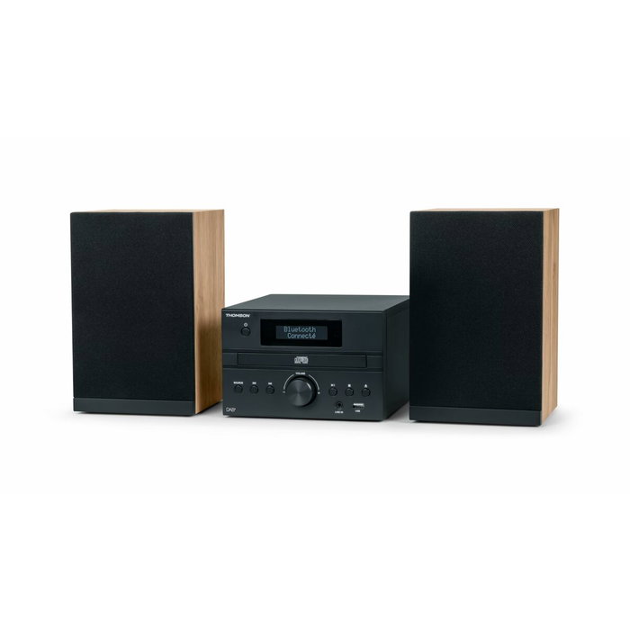 Thomson Micro Chaîne MIC123BT Bois et noir Thomson Micro Chaîne MIC123BT Bois et noir