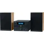 Thomson Micro Chaîne Radio CD MP3 USB DAB Bluetooth avec Design Bois et Noir - THOMSON