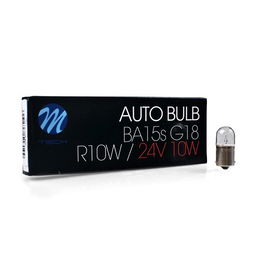 M-Tech MTECZ968 Lampe Halogène R5W BA15d 5W 24V Claire 10 Unités