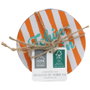 Home Deco Factory Lot de 4 sous-verres Dolce Vita en bois MDF, d.10 cm