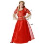 Déguisement Reine Rouge pour Fille Enfant 10-12 Ans - Costume 3 Pièces Vestido Cinturón Chaqueta en Polyester Thème Fantaisie