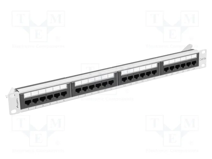 LANBERG PPUA-1024-S Panneau de brassage RJ45 24 ports 1U LANBERG PPUA-1024-S Panneau de brassage RJ45 24 ports 1U