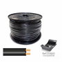 Sediles Câble parallèle Noir 2 x 0,75 mm 500 m