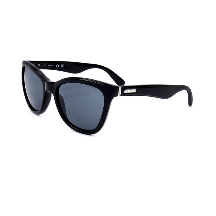 Guess Gafas GF0296 01A 140 mm – Lunettes de soleil femme, monture géométrique, verres UV400