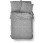Today Parure de lit imprimé léopard gris anthracite 240 x 220 cm