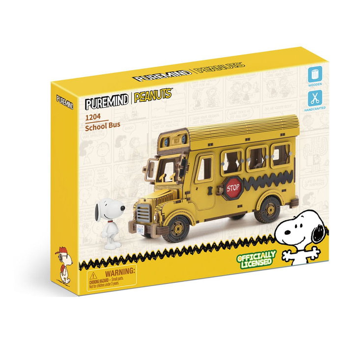 Peanuts Puremind Jeu de construction School Bus Peanuts Puremind Jeu de construction School Bus